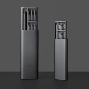 Xiaomi Electric Precision Screwdriver, All-Metal Gearbox, Powerful Magnetic Motor, Rechargeable Lithium Battery, S2 Steel Screwdriving Bits, Type-C Charging, Aluminium Alloy Case, Grey