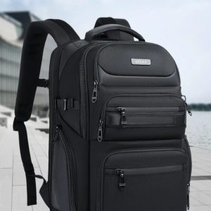 OZUKO 9772 Fashion Travel Back Pack Bag High Capacity Travel 15.6 Inches Laptop Waterproof Business Backpacks for Men