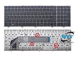 Hp Probook 4540S, 4545S Series No Frame, Laptop Keyboard Black