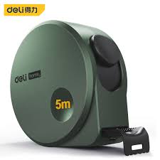 Deli High Precision Steel Measuring Tape System Auto Lock Tape Measure 3 5M Retractable Professional Woodworking Measuring Tools