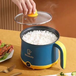 Mini Electric Multi Cooker 1.8L Non-stick Cooking Machine Double Layer Hot Pot Multifunction Electric Rice Cooker 220V